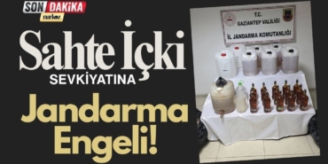Şahinbey’de Sahte İçki Sevkiyatına Jandarma Engeli!