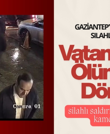 Gaziantep'te Restorana Silahlı Saldırı Anları Kamerada