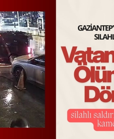 Gaziantep'te Restorana Silahlı Saldırı Anları Kamerada