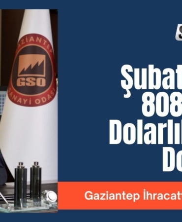 Gaziantep İhracatta Gaz Kesmiyor: Şubat Ayında 808 Milyon Dolarlık Rekor Dokunuş!