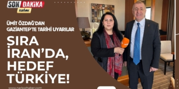 Ümit Özdağ’dan Gaziantep’te Tarihi Uyarılar: "Sıra İran’da, Hedef Türkiye!"