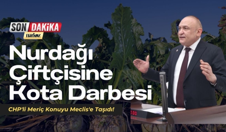 CHP'li Meriç Konuyu Meclis'e Taşıdı!