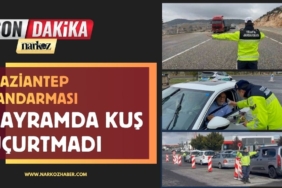 Gaziantep Jandarması Bayramda Kuş Uçurtmadı Dron Destekli Huzur Operasyonu!