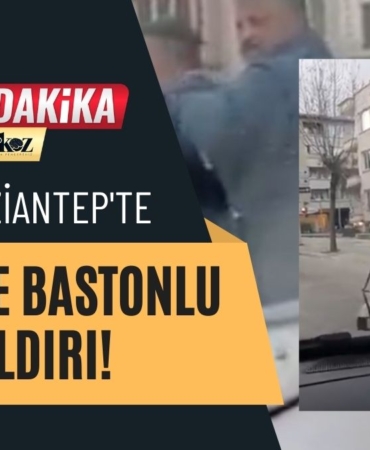 Gaziantep'te Trafikte Bastonlu Saldırı!