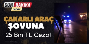 Gaziantep'te Sosyal Medyada "Çakarlı Araç" Şovuna 25 Bin TL Ceza!