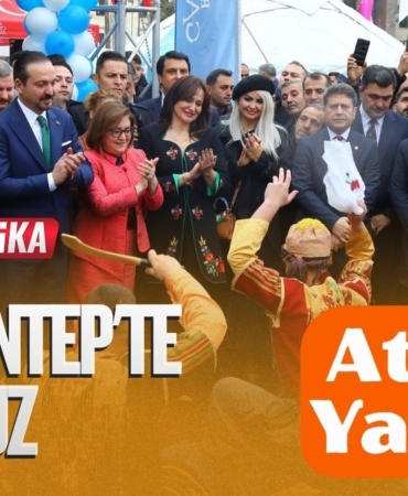 Gaziantep'te Nevruz Ateşi Yandı
