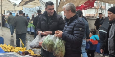 Başkan Tahmazoğlu’ndan Güneykent Semt Pazarı’na Çıkarma