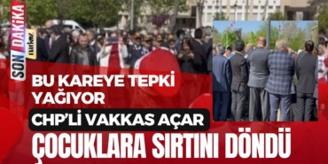 CHP Gaziantep İl Başkanı Vakkas Açar Çocuklara Sırtını Döndü