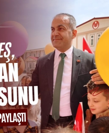 Eyüp Güneş, 23 Nisan Coşkusunu Öğrencilerle Paylaştı