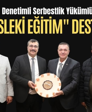 GTB’den Denetimli Serbestlik Yükümlülerine Mesleki Eğitim Desteği