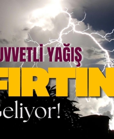 Meteoroloji'den Gaziantep İçin Kritik Uyarı: Kuvvetli Yağış ve Fırtına Geliyor!