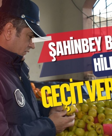 Şahinbey Belediyesi Zabıta Ekipleri Hileye Geçit Vermiyor