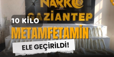 Gaziantep’te Zehir Tacirlerine Geçit Yok: 10 Kilo Metamfetamin Ele Geçirildi!