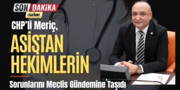 CHP’li Meriç, Asistan Hekimlerin Sorunlarını Meclis Gündemine Taşıdı