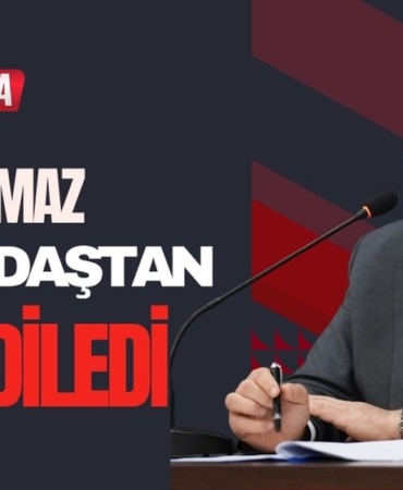 Başkan Umut Yılmaz’dan Özür ve Söz