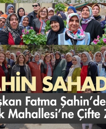 Başkan Fatma Şahin’den 25 Aralık Mahallesi’ne Çifte Ziyaret Hem Bayramlaştı Hem Üreticiyle Buluştu