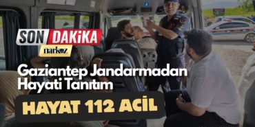 Gaziantep Jandarmadan Hayati Tanıtım Hayat 112 Acil