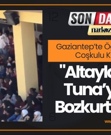 Gaziantep’te Coşkulu Kutlama Altaylardan Tuna’ya ile Bozkurt İşareti