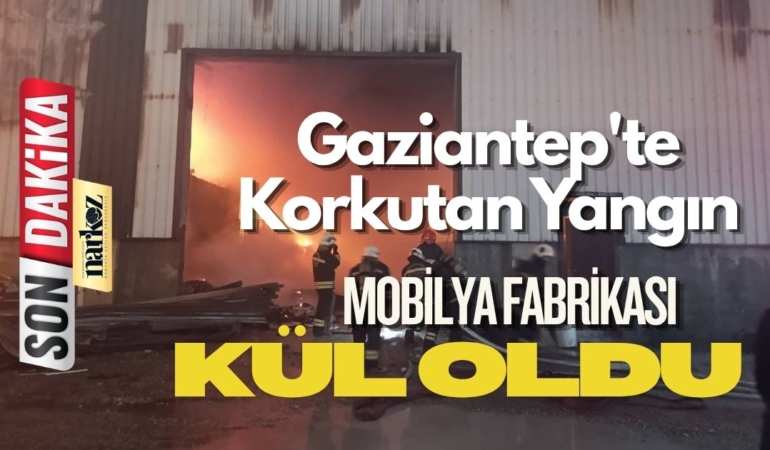 Gaziantep'te Korkutan Yangın İtfaiyenin 4 Saatlik Mücadelesiyle Kontrol Altına Alındı