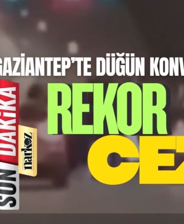 Gaziantep'te Tüneldeki Konvoya Rekor Ceza Tam 1 Milyon 260 Bin TL!