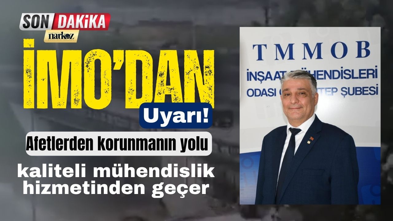 İMO Şube Başkanı Bulut’tan kritik uyarı “Afetlerden korunmanın yolu kaliteli mühendislik hizmetinden geçer”
