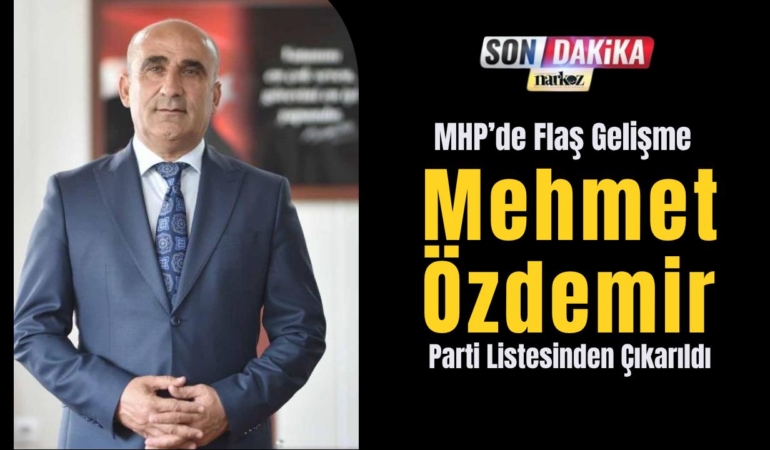 MHP'de Flaş Gelişme Araban Belediye Başkanı Mehmet Özdemir Parti Listesinden Çıkarıldı