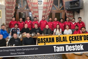 Volkan Group Hokey Takımı Şampiyonluk İçin Alanya Yolunda Başkan Bilal Çeker’den Tam Destek