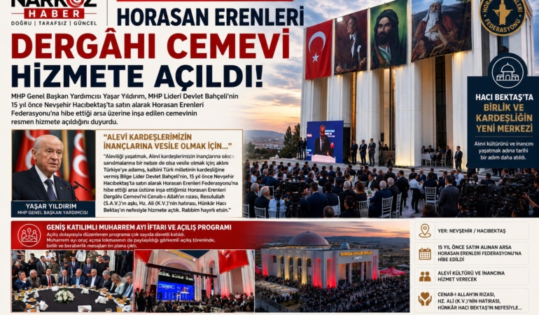 Bahçeli’nin Hibe Ettiği Arsa Üzerine İnşa Edilen Cemevi Hizmete Açıldı