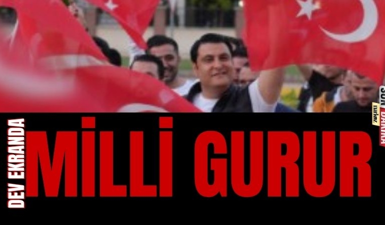 Başkan Yılmaz’dan Milli Maç Daveti Tek Yürek Koru Park’ta Olacağız