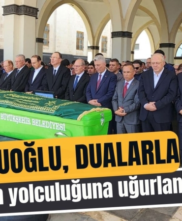 Topçuoğlu, dualarla son yolculuğuna uğurlandı