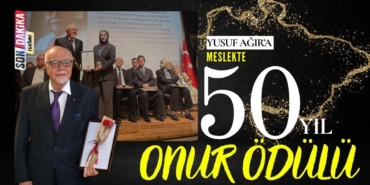 Duayen Gazeteci Yusuf Ağar’a “Meslekte 50 Yıl Onur Ödülü”