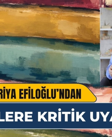 Efiloğlu’ndan Velilere Kritik Uyarı Sadece Akademik Başarı Zehirdir!