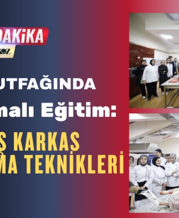 GİBTÜ Mutfağında Uygulamalı Eğitim Küçükbaş Karkas Parçalama Teknikleri Anlatıldı