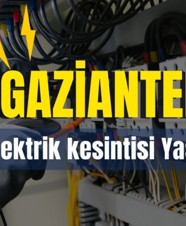 Gaziantep Şahinbey İlçesinde Elektrik Kesintisi