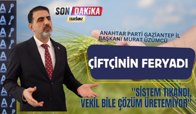 Gaziantep’te Çiftçinin Feryadı Sistem Tıkandı, Vekil Bile Çözüm Üretemiyor