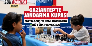 Gaziantep'te Jandarma Kupası Satranç Turnuvasında Büyük Heyecan
