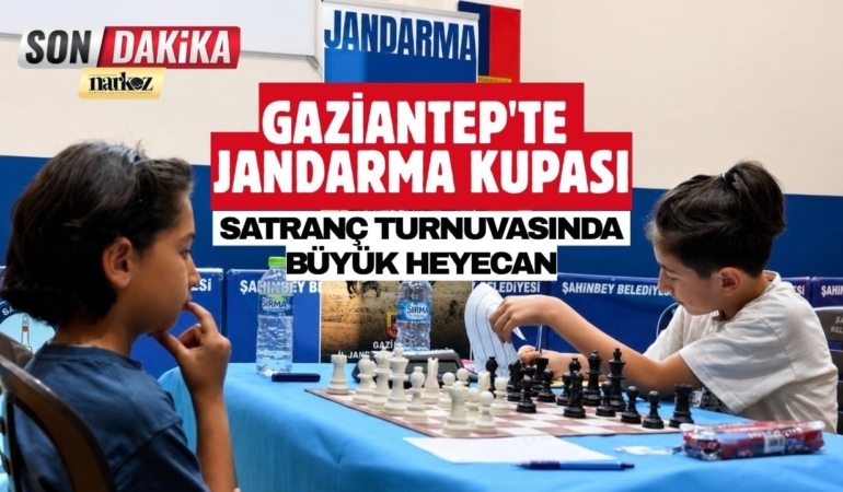 Gaziantep'te Jandarma Kupası Satranç Turnuvasında Büyük Heyecan