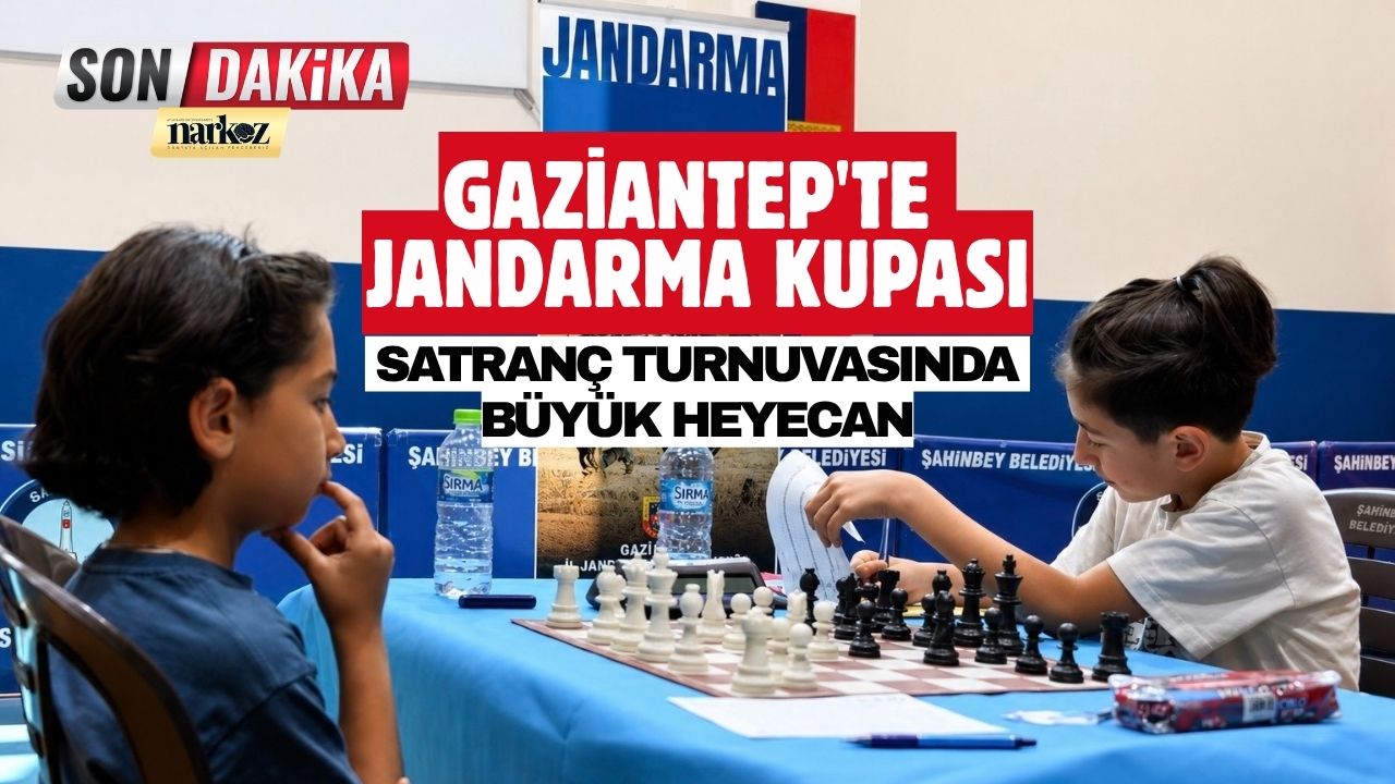 Gaziantep'te Jandarma Kupası Satranç Turnuvasında Büyük Heyecan