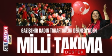 Gazişehir Kadın Taraftarlar Derneği'nden Milli Takıma Destek