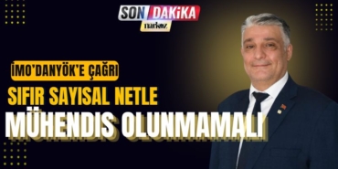 İMO’danYÖK’e Çağrı “Sıfır Sayısal Netle Mühendis Olunmamalı”