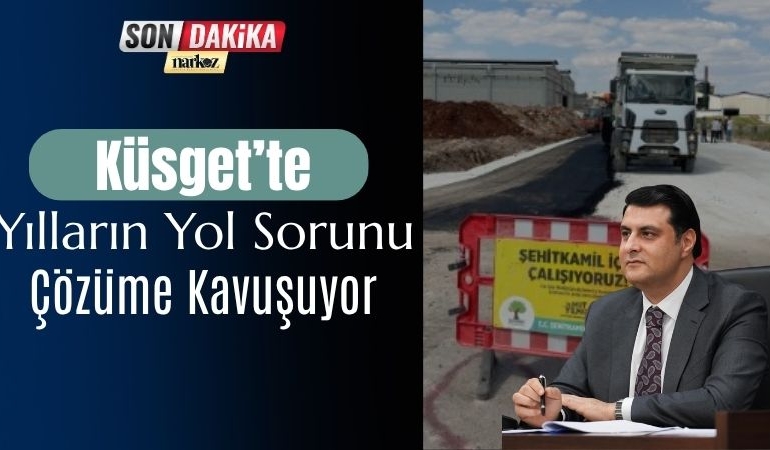 Küsget'te Yılların Yol Sorunu Çözüme Kavuşuyor