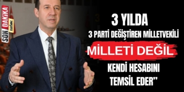 Mehmet Pamuk “3 Yılda 3 Parti Değiştiren Milletvekili Milleti Değil, Kendi Hesabını Temsil Eder”