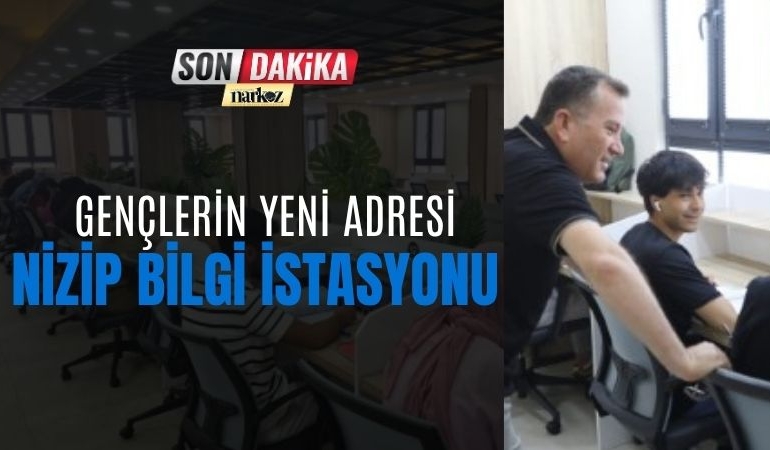 Nizip Belediyesi’nden Gençlere Eğitim Desteği Bilgi İstasyonu Hizmete Açıldı