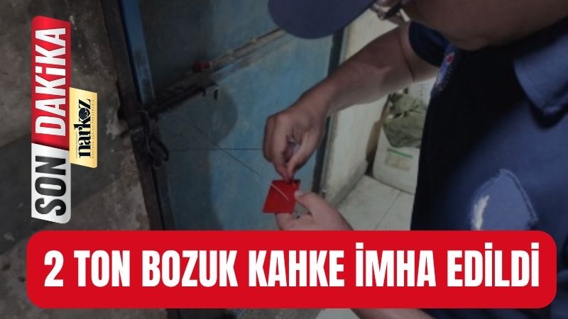 Şehitkamil’de Halk Sağlığını Tehdit Eden İşletmeye Geçit Yok 2 Ton Bozuk Kahke İmha Edildi