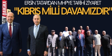 Ersin Tatar’dan MHP Gaziantep İl Başkanlığı’na Tarihi Ziyaret Kıbrıs Milli Davamızdır
