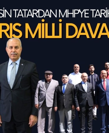 Ersin Tatar’dan MHP Gaziantep İl Başkanlığı’na Tarihi Ziyaret Kıbrıs Milli Davamızdır