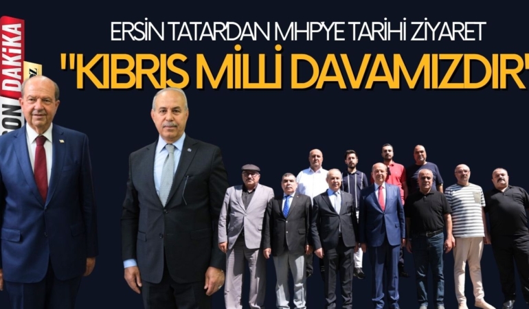 Ersin Tatar’dan MHP Gaziantep İl Başkanlığı’na Tarihi Ziyaret Kıbrıs Milli Davamızdır
