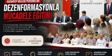 Gaziantep Valiliği Personeline Dezenformasyonla Mücadele Eğitimi