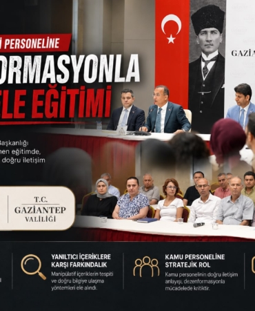 Gaziantep Valiliği Personeline Dezenformasyonla Mücadele Eğitimi