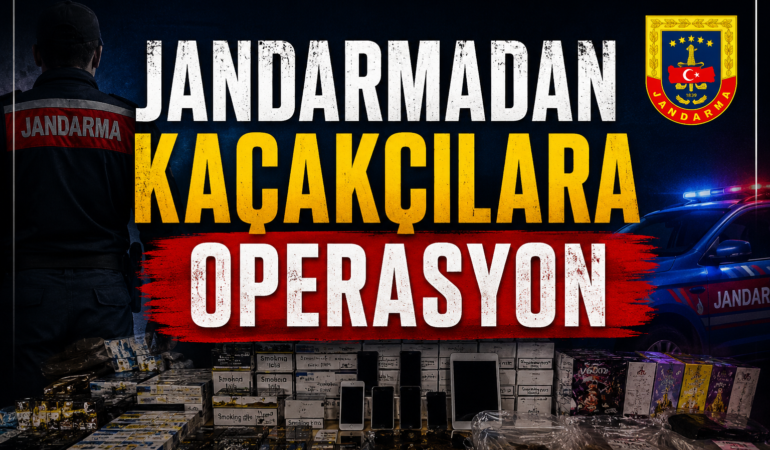Gaziantep’te Jandarmadan Kaçakçılık Operasyonu 1 Milyon 150 Bin TL’lik Kaçak Ürün Ele Geçirildi